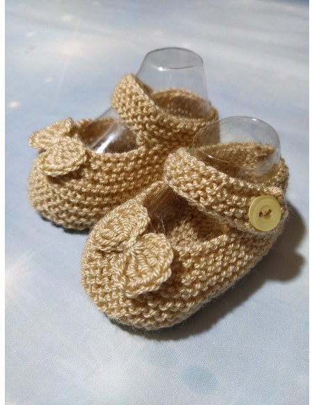 Patucos de Hilo Artesanales Camel