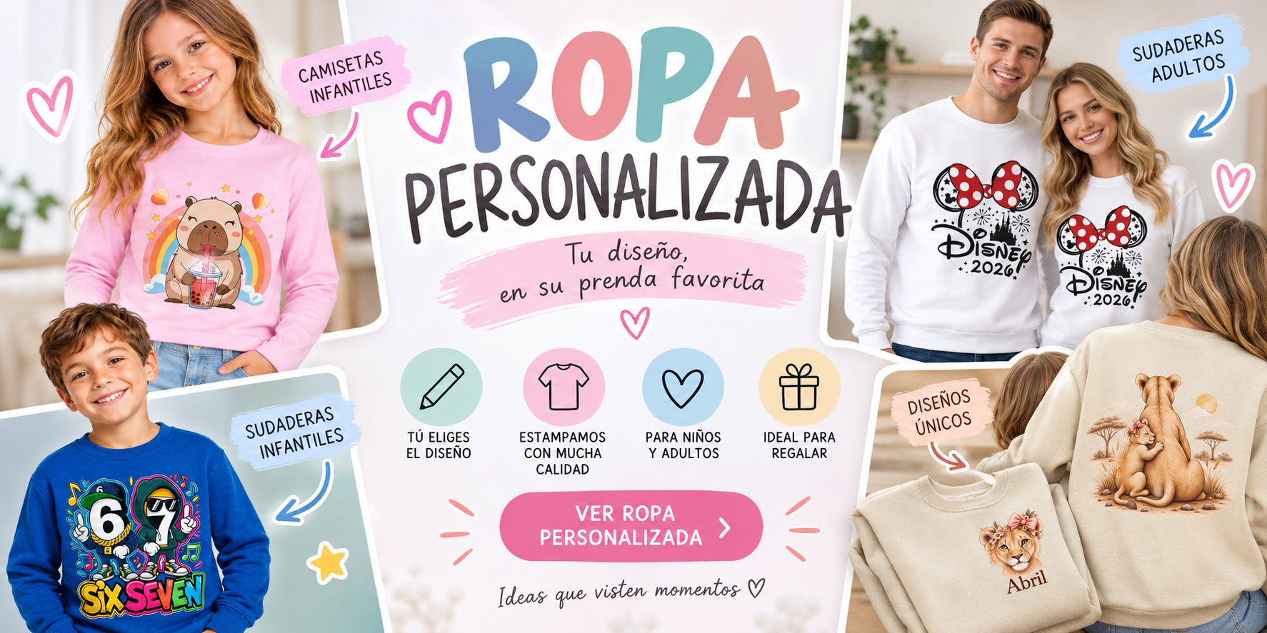 Ropa Personalizada, Prendas Unic